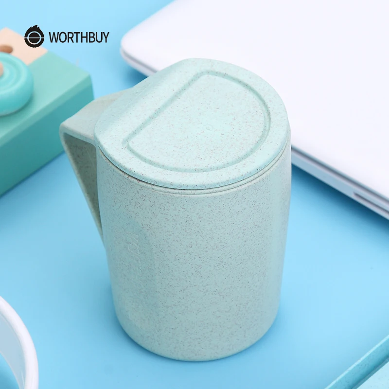 WORTHBUY креативная чайная кружка из пшеничной соломы пластиковая чашка с