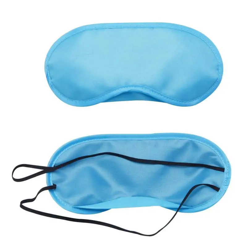 1PC Sleeping Eye Mask Shade Nap Cover Blindfold New Pure Silk Sleep Padded Travel Relax Aid 3JU20 | Красота и здоровье