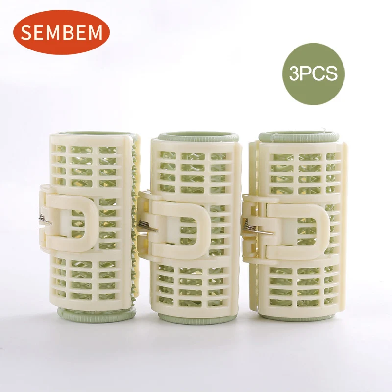 SEMBEM 3 шт./компл. Пружинные клипсы пластиковые бигуди для волос с большим зажимом