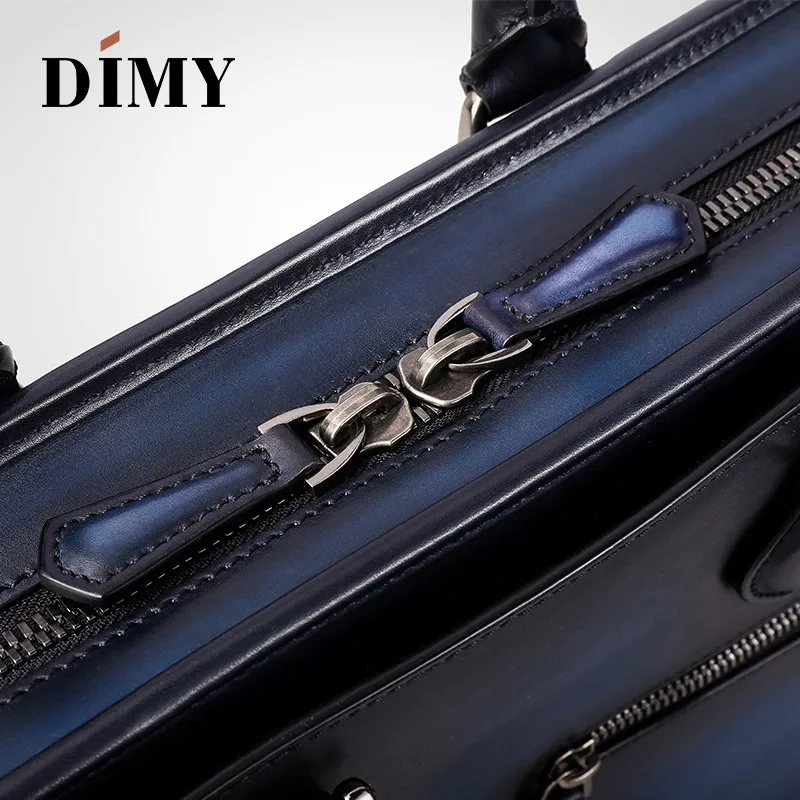 Мужской короткий чехол DIMY из натуральной коровьей кожи ручная работа винтажный