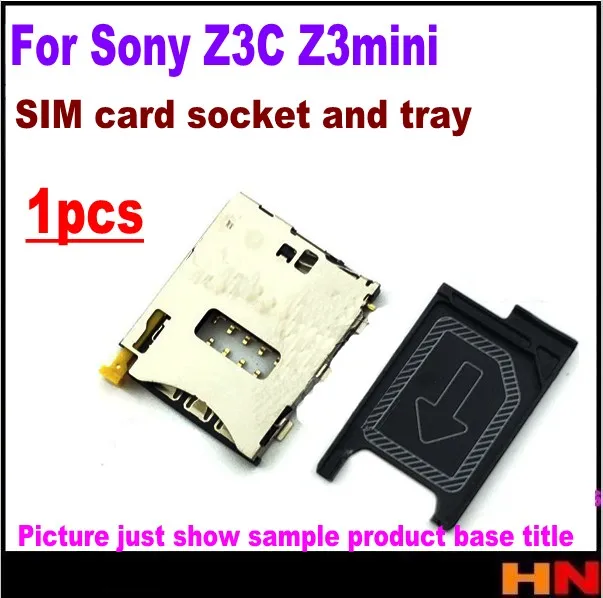 Лоток для SIM карты SONY Z3Compact Z3mini M55W D5833 D5803 1 шт.|socket sim|sim card slotsim socket holder |