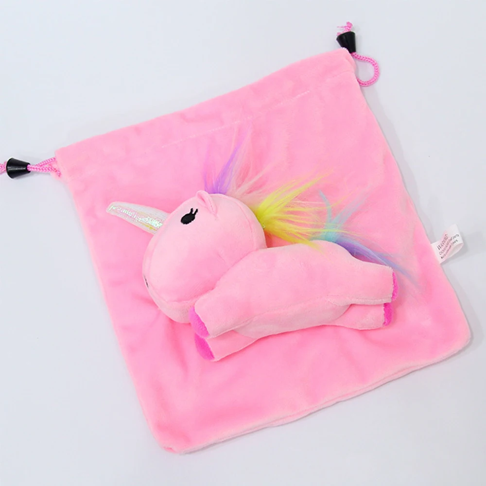 21*20CM Animal Doll Storage-bag Soft Plush Unicorn Stuffed Toy for Kids Creative Pouch Buggy Bag | Игрушки и хобби