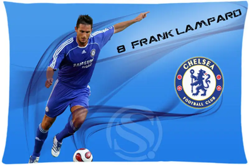 SQ00606-ZHH фрэнк lampard2 Прямоугольник Наволочки на молнии Пользовательские Подушка