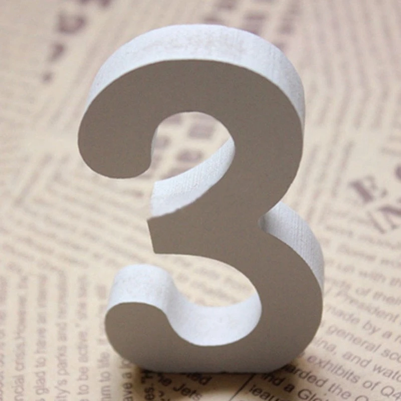 Свадебные украшения Деревянный номера деревянные цифры декоративные Ремесла