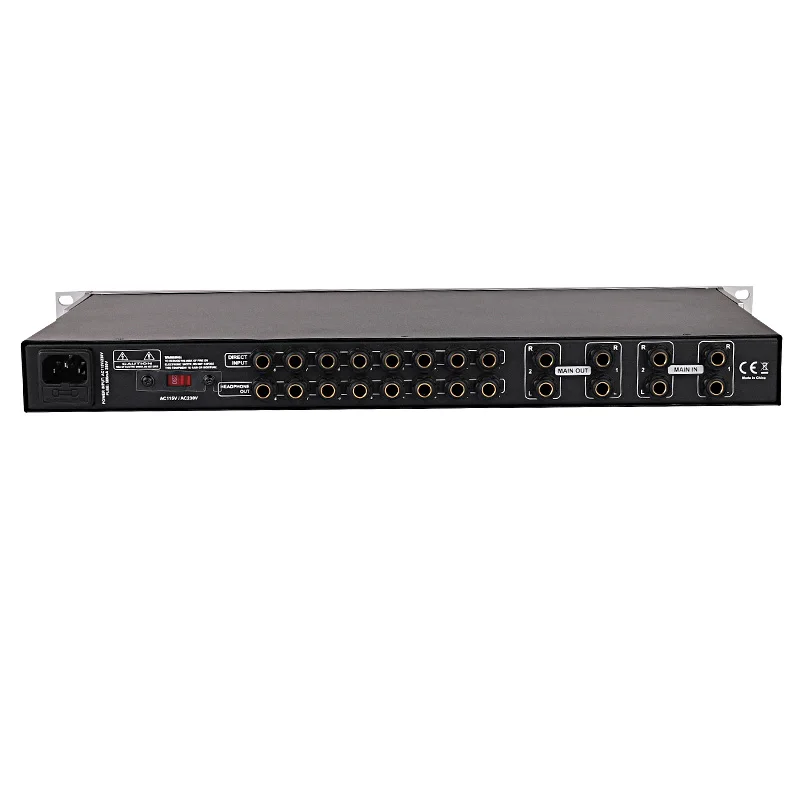 16 канальный усилитель для наушников Alctron HP800 V2 имеет 8 независимых каналов