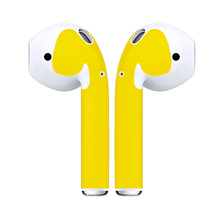 Модные пылезащитные наклейки для наушников ультратонкие Apple Airpods Air Pods аксессуары