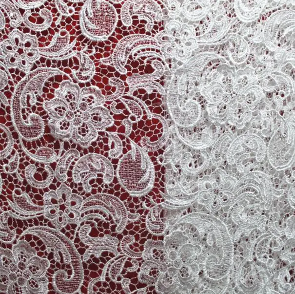 2 ярда нигерийская кружевная ткань для свадебного платья белая африканская