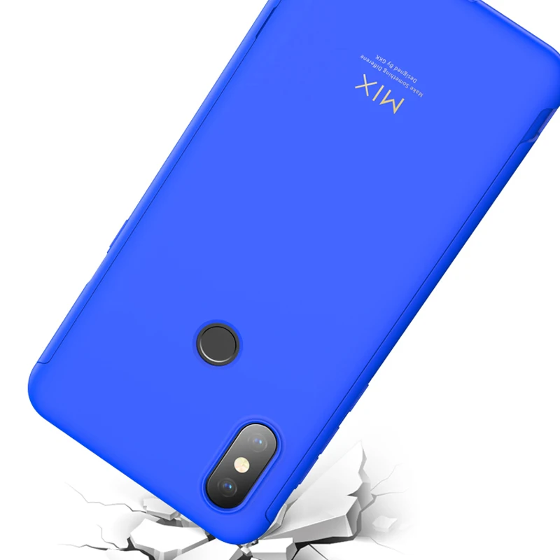 Чехол для Xiaomi Mi Mix 3 Mix3 2 в 1 скользящие противоударные матовые жесткие чехлы из