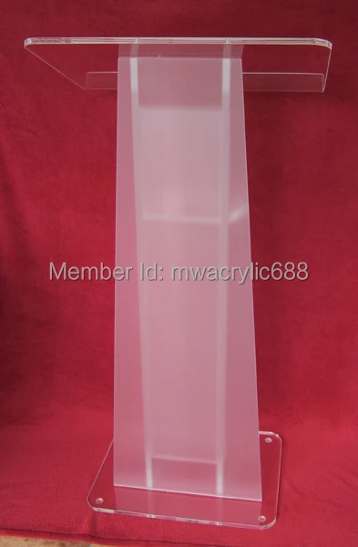 

Free Shipping HOT SELL Beautiful Simple Elegant Acrylic Podium Pulpit Lectern