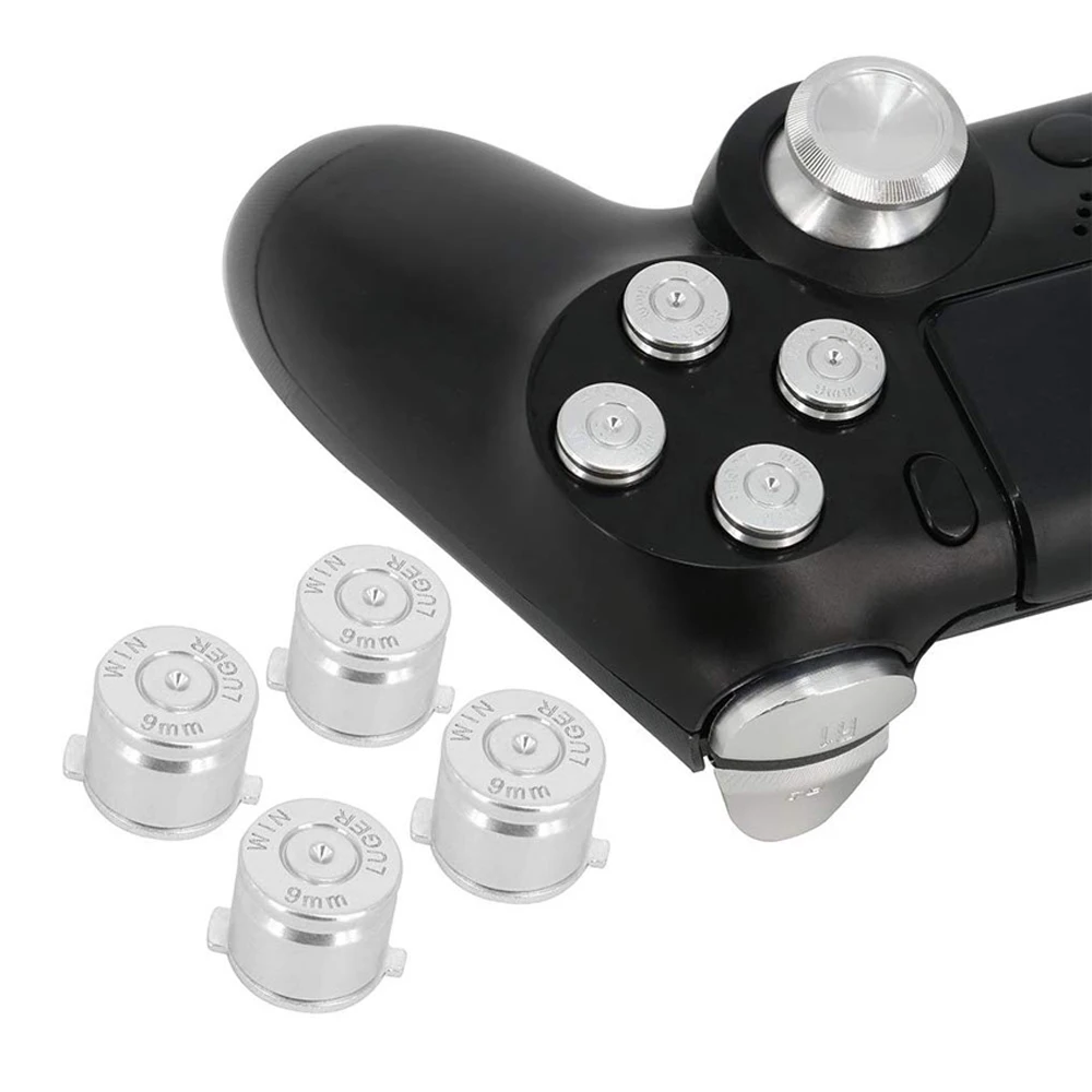 Металлические алюминиевые аналоговые Thumbsticks пулевые кнопки D-pad L1 R1 L2 R2 триггер