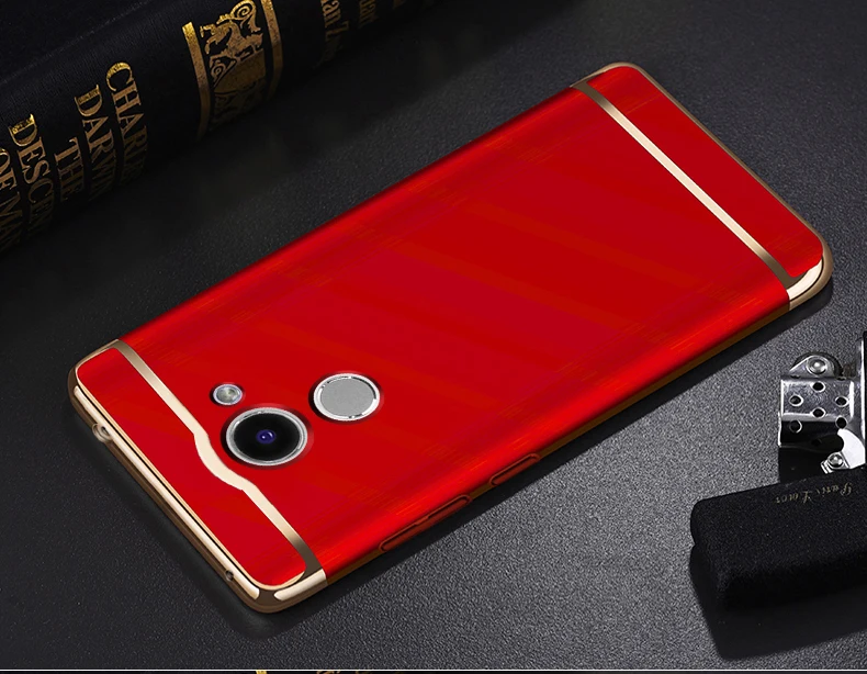 Роскошный защитный чехол для задней панели 3 в 1 Жесткий ПК Гибридный Huawei Y7 Prime 2017