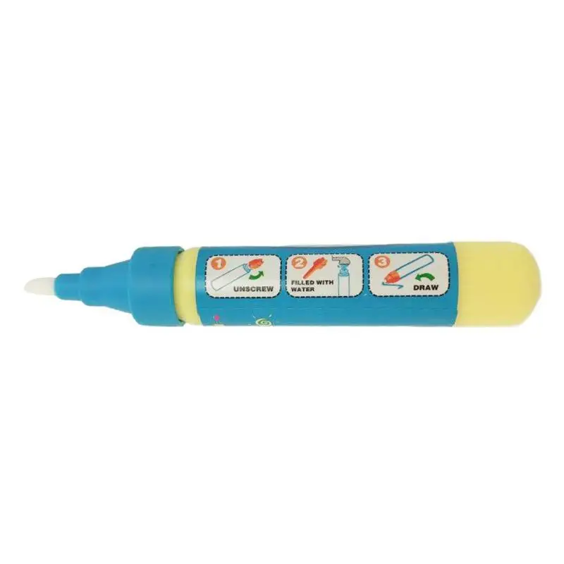 1 pc Reusable Water Brush Pen Kids Drawing Toy Magic Water Graffiti Doodle Pen Non Toxic Clear Water Painting Cloth Pen Baby Toy
