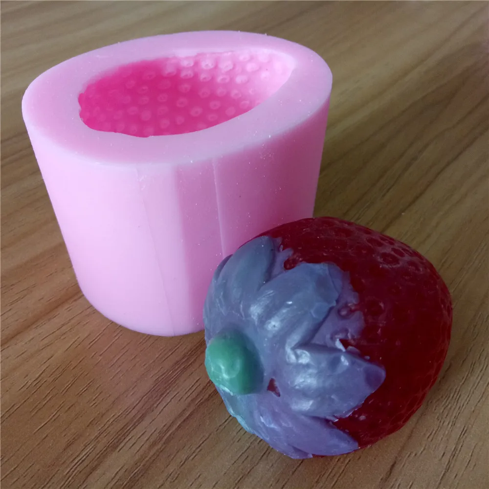 ЗД Стравберры силиконовые формы молды форма для мыла|silicone mold|soap moldfruit silicone mold |