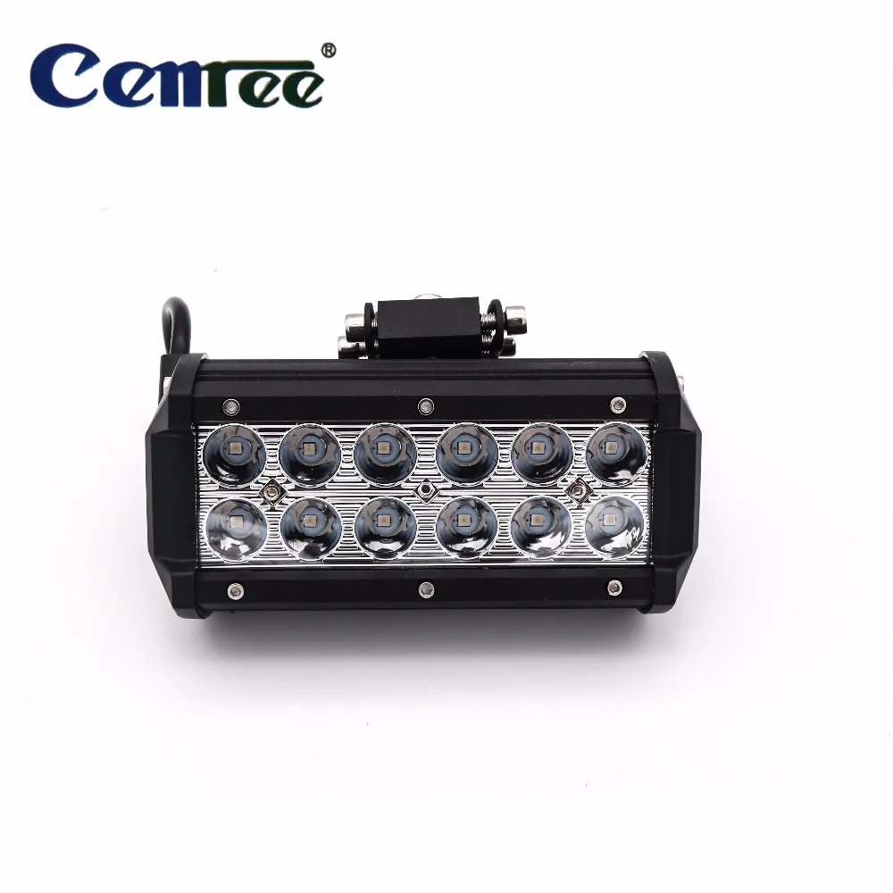 

CENREE 1PCS 9-30V 36W IP67 Waterproof Led Beams for Tractor Boat OffRoad 4WD 4x4 Truck SUV ATV Flood Light LED Work Light Bar