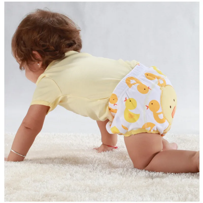 Wholesale 6pcs/lot 3 Layers Combination Baby Training Pants Boy Pee Learning Underwears Girl Briefs Infant Diapers Nappies