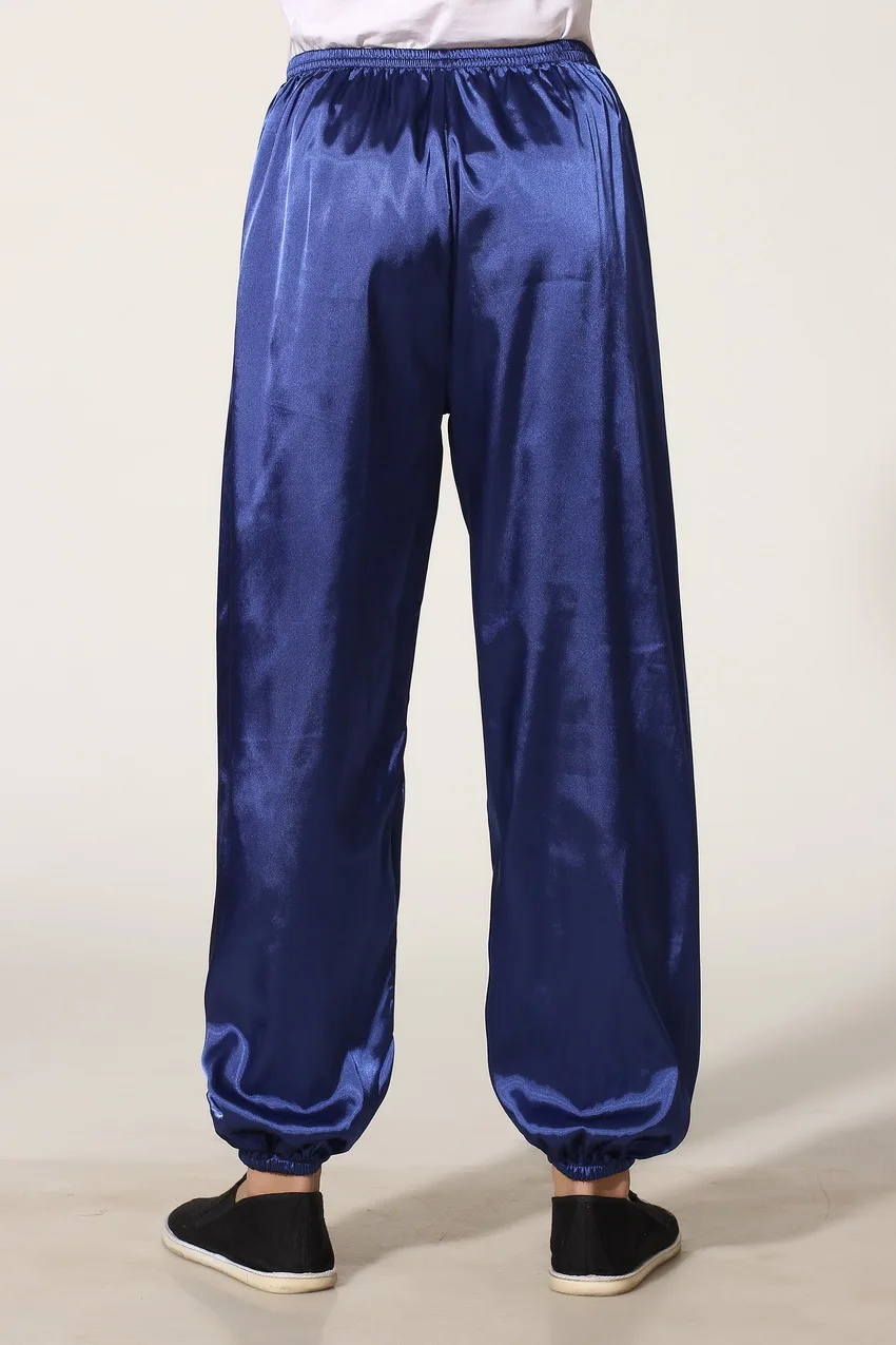 Новый китайский традиционный мужской костюм кунг-фу из атласа винтажная