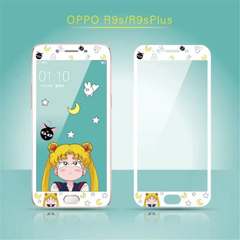 Screen Protector for OPPO R9s Ultra-thin Full Coverage Fiber protector Plus Cartoon Matte Front Free Ship | Мобильные телефоны и