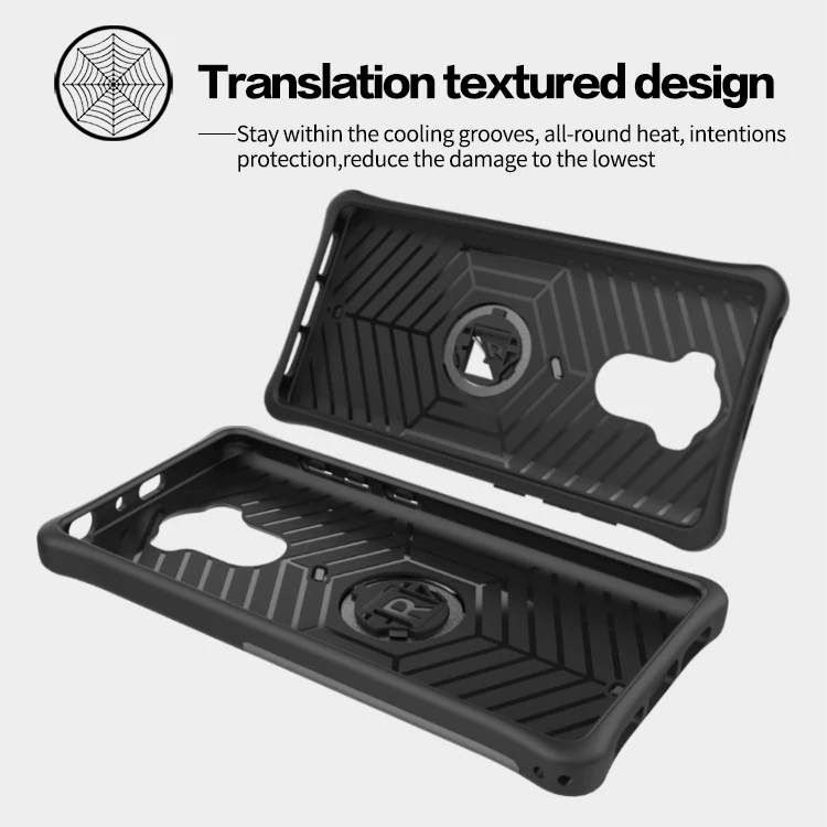Thouport Case For Xiaomi Redmi 4 Silicone Rotate Kickstand Shockproof covers TPU PC Cover Cases Pro Prime |