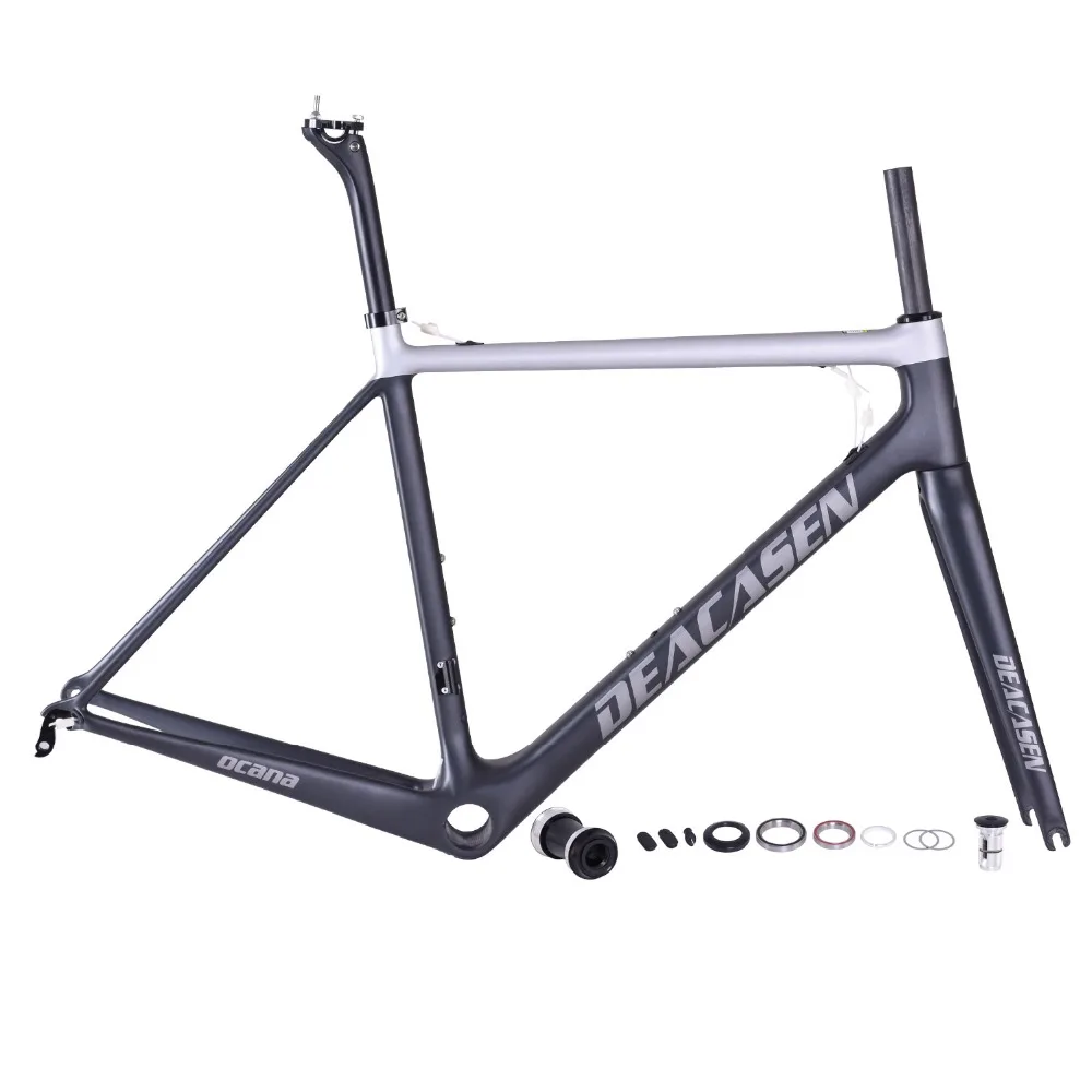 Super Light Full Carbon Road Bike Frame DI2 &amp Machinery Racing Bicycle Frameset Fork BBright 54cm | Спорт и развлечения