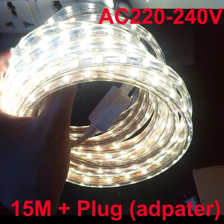 Светодиодный Газа 15 м + удлинитель штекером 300 светодиодный 5050 luces Тирас