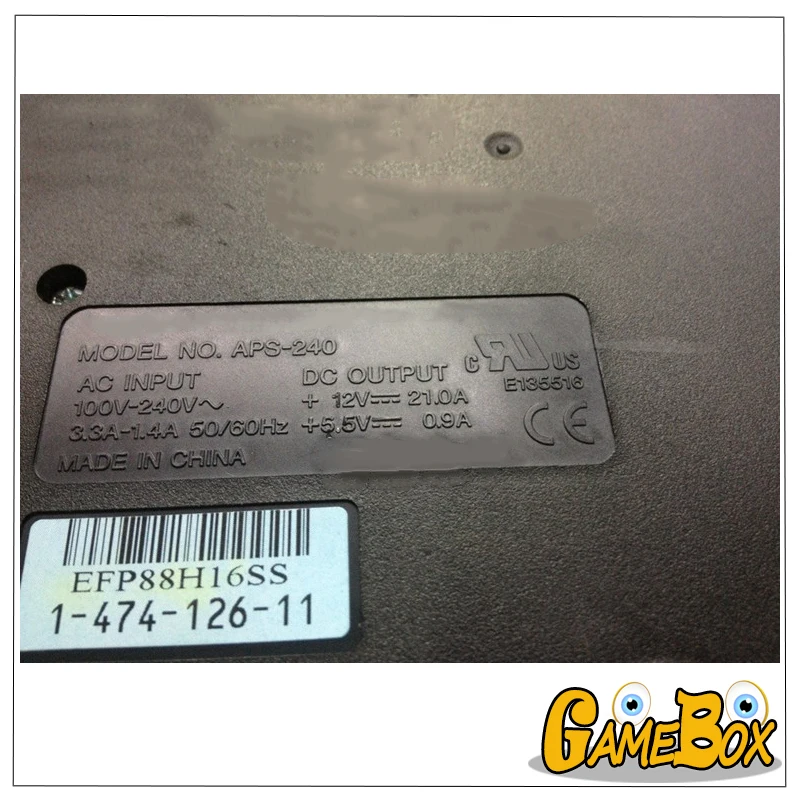 Оригинальная 4Pin APS 240 Питание доска Пластик в черном корпусе для PS3 жирная консоль