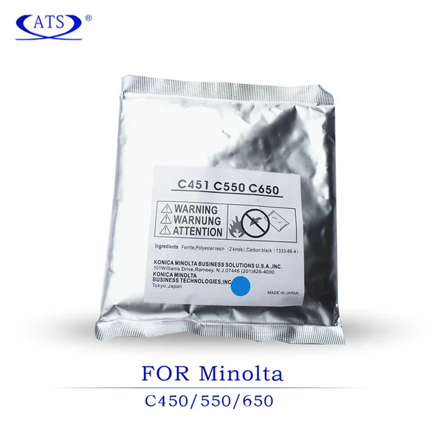 2 шт./лот CMYK порошок разработчика для Konica Minolta C 451 550 650 совместимый с