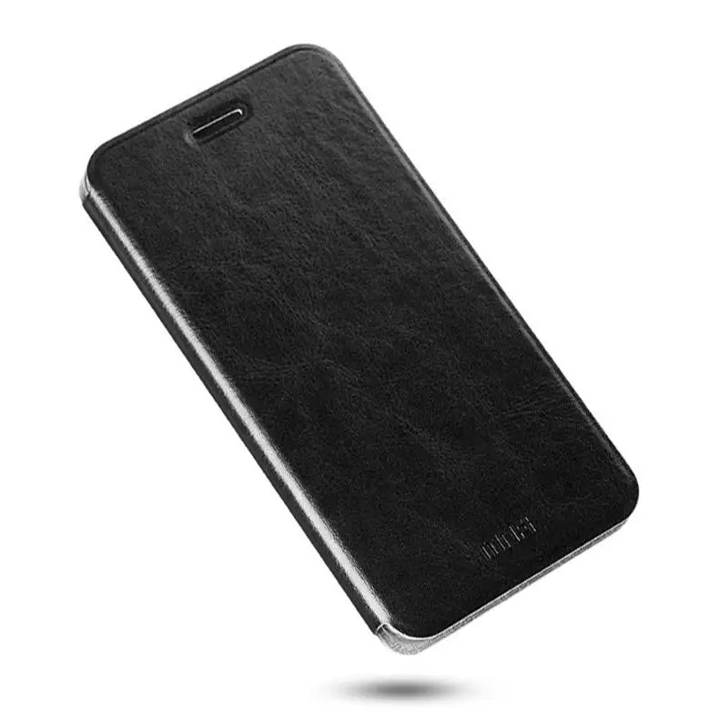 Чехол для Xiaomi Redmi 4 подставка Mofi Чехол для Redmi 4 Высокое качество Флип кожаной обложке книги Стиль для Xiaomi Redmi 4 5,0 дюймов - Цвет: Черный