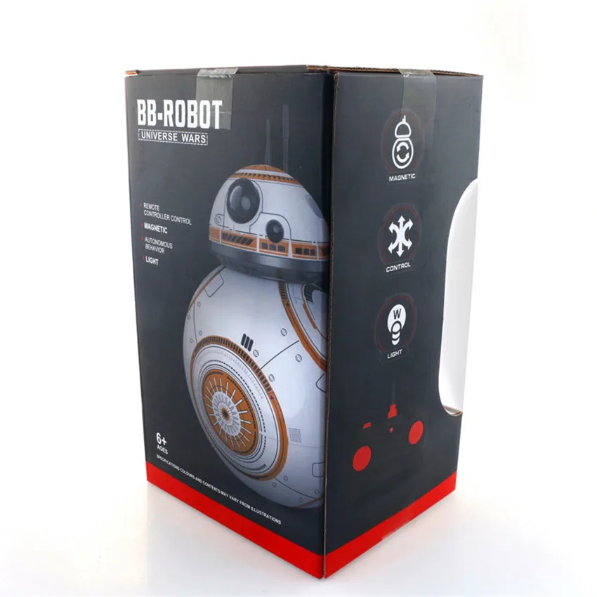 1 шт., обновленный робот BB8 со звуком и танцами, Подарочные игрушки, 2,4 г, BB-8 с пультом дистанционного управления, Интеллектуальный робот BB 8, Шариковая игрушка