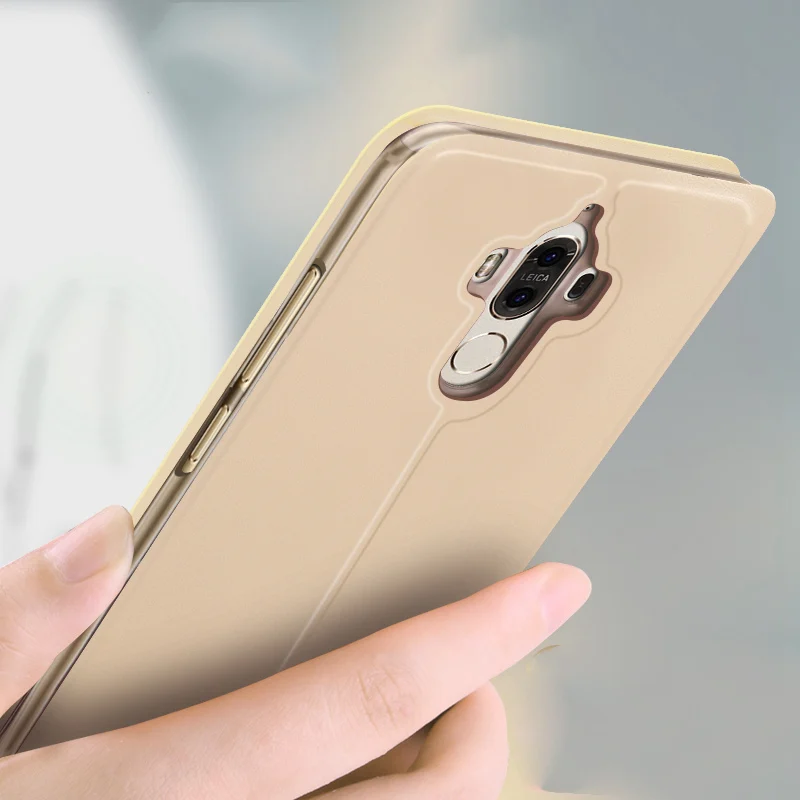 Для Huawei Коврики 10 Дело MOFI роскошь искусственная кожа флип чехол Подставки