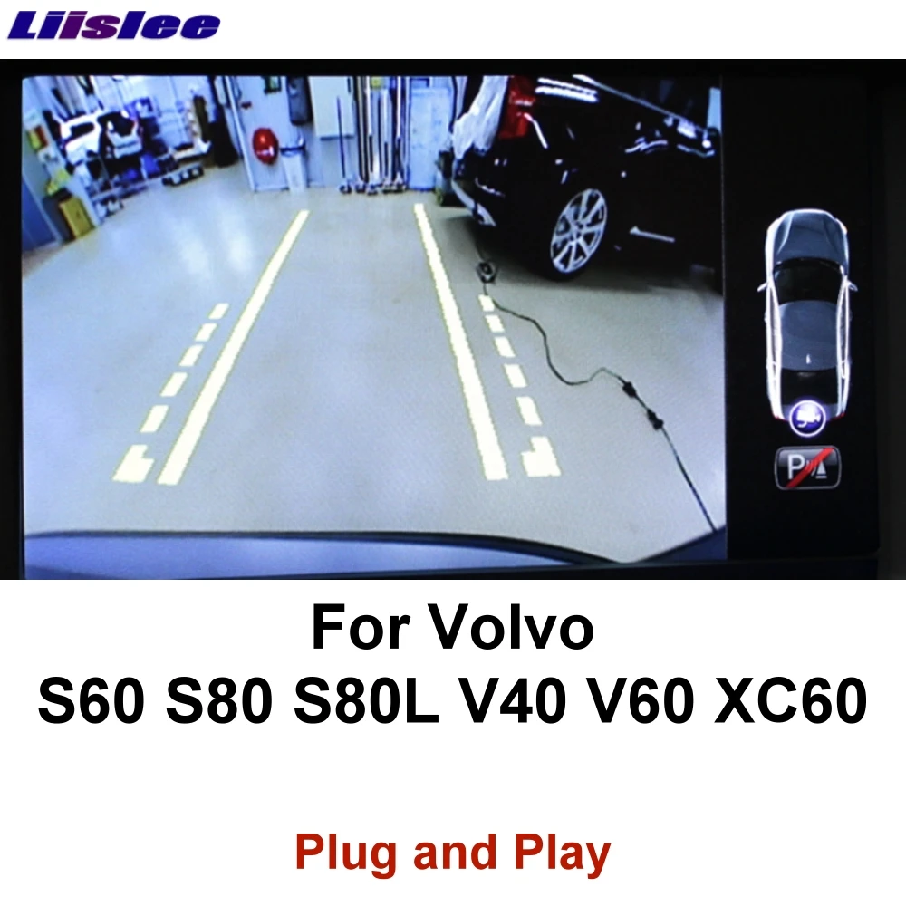 

Камера заднего вида Liislee, обновление монитора для Volvo S60, S80, S80L, V40, V60, XC60, XC90