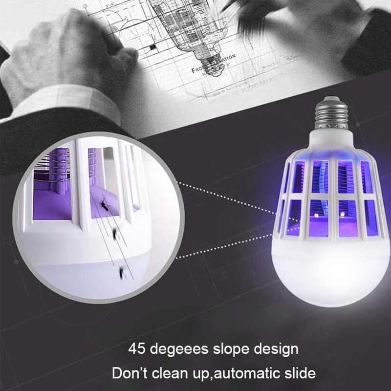 Светодиодный светильник от комаров 220 В электронный ночник насекомые мухи