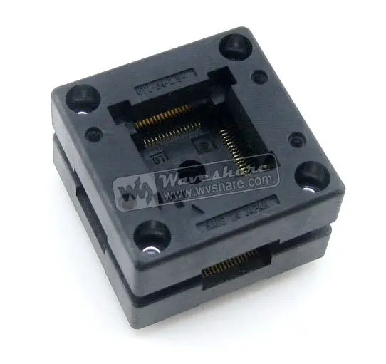 QFP64 TQFP64 LQFP64 PQFP64 OTQ-64-0.5-01 Enplas QFP IC Test Burn-In Socket 0.5mm Pitch | Компьютеры и офис