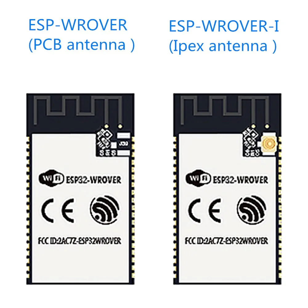 ESP32 WROVER I WiFi BT BLE MCU модуль 4MB SPI flash 8MB PSRAM PCB антенна/IPEX антенна Espressif