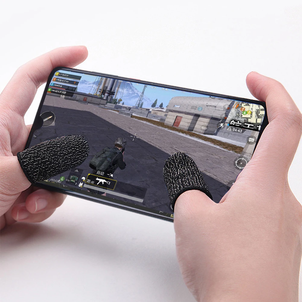 Пальчиковый напальчник для телефона PUBG, чувствительный игровой контроллер, воздухопроницаемый, сенсорный экран, рукав для пальца для iPhone