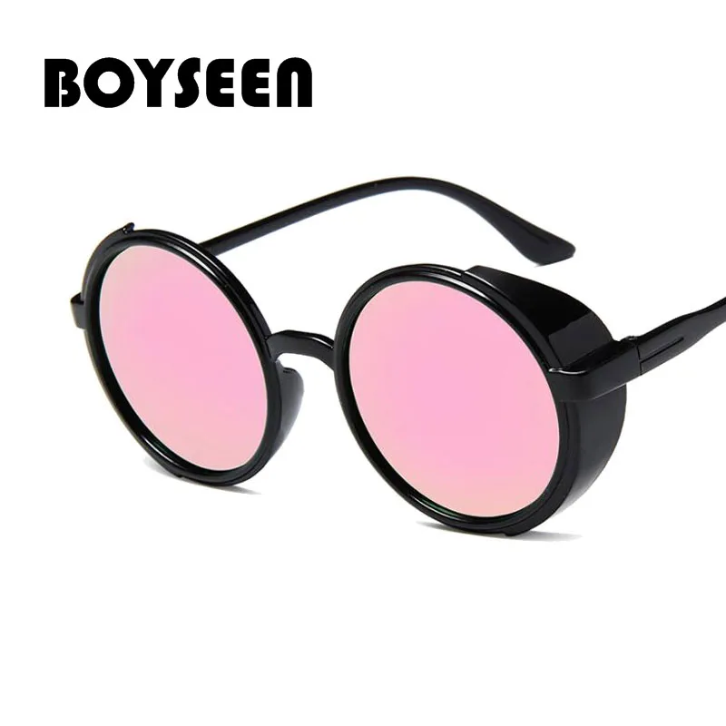 BOYSEEN 2018 новые модные мужские солнцезащитные очки винтажные зеркальные в стиле