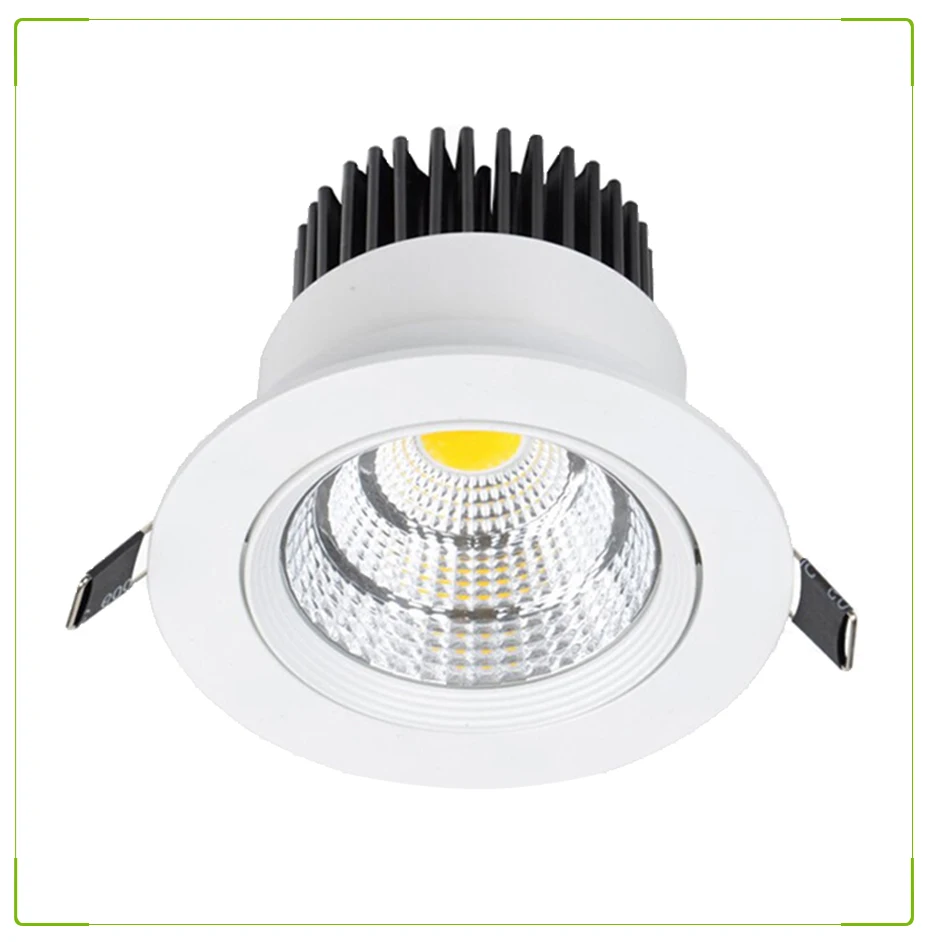 Super Bright Recessed LED Dimmable Downlight COB 5W 7W 10W 15W 20W 24W LED Spot light LED Decoration Ceiling Lamp AC85-265V