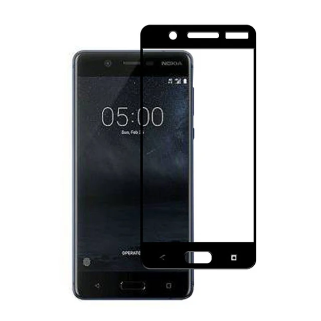 Закаленное стекло с полным покрытием для Nokia 5 2 шт. защитная пленка