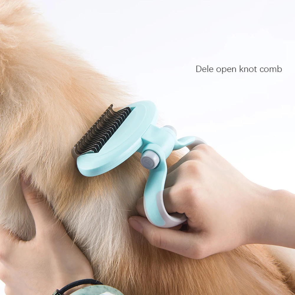 

Pet Dog Cat Fur Knot Cutter Remove Rake Grooming Shedding Brush Comb Rake For Dog