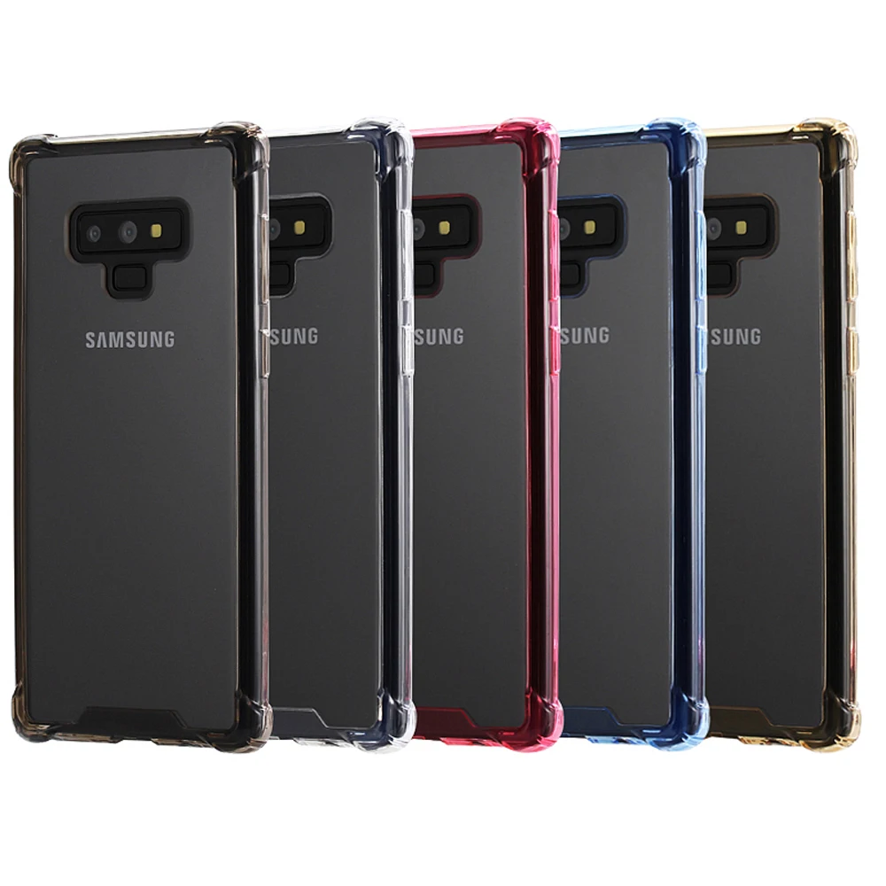ITEUU Note9 Note8 воздушная подушка TPU PC противоударный чехол для samsung Galaxy Note 9 8 чехол s прозрачная задняя крышка противоударный