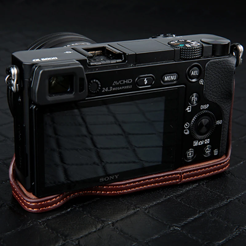 Чехол из искусственной кожи на половину камеры чехол для Sony A7 Mark ii iii A7M3 A7RM2 A7II A7S2 A9