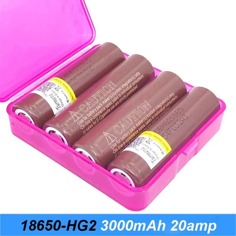 HG2 18650 3000 мАч электронная сигарета перезаряжаемые батареи мощный высокий разряд