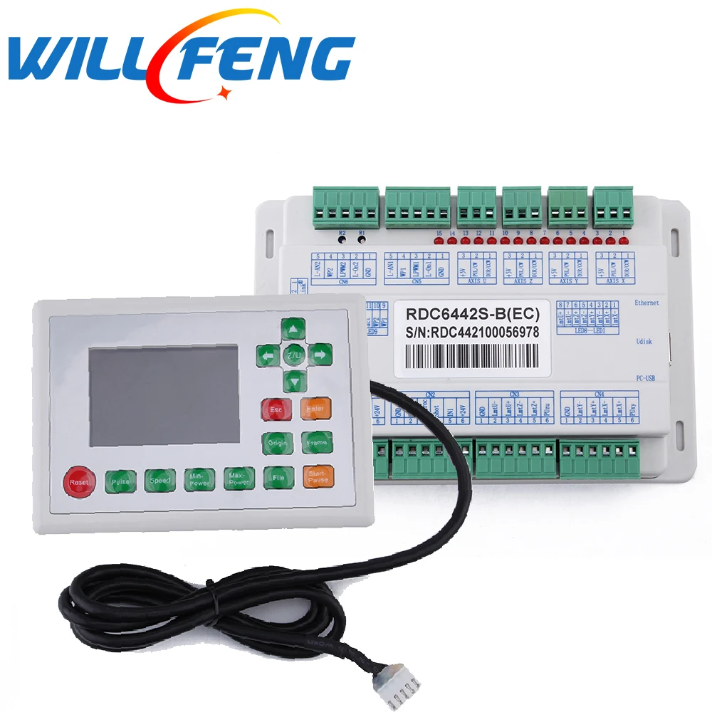 Система лазерного контроллера Will Feng Ruida RDC6442S RDC6442G для лазерной гравировальной
