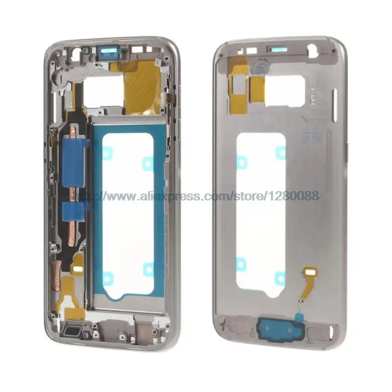 For Samsung Galaxy S7 Edge G935 G935F Mobile Phone Plate Middle Frame Housing Body Bezel Chassis with Side Buttons | Мобильные