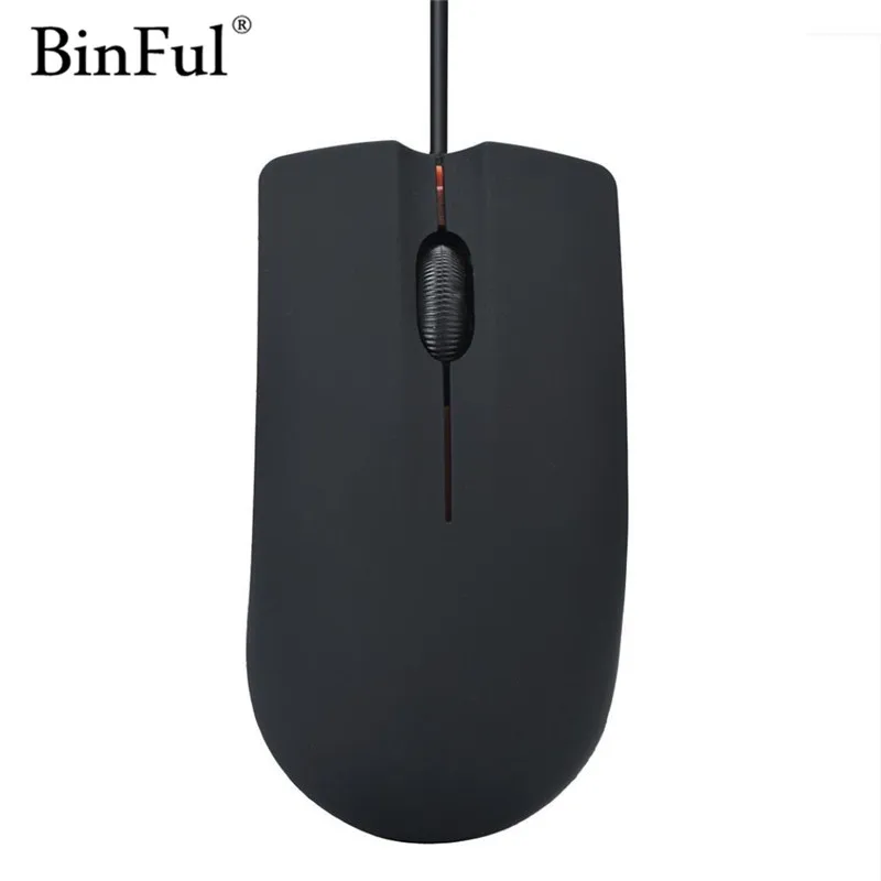 BinFul Мини Милая проводная мышь USB 2 0 профессиональная офисная оптическая для