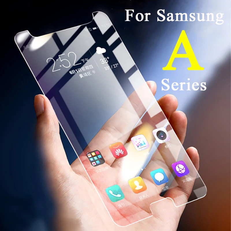 Защитное стекло для samsung a5 2016 a3 a6 a7 a8 plus 2017 2018 a6plus a 3 5 6 galaxy galax tremp закаленное