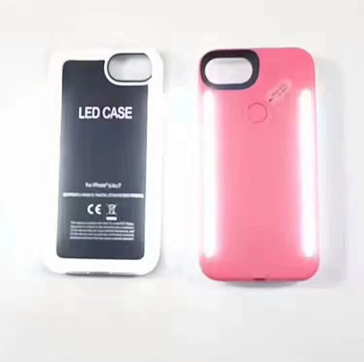 3-го поколения LED селфи чехол для iPhone 11 Pro X XR Xs Max 6 6s 7 8 Plus защитный |