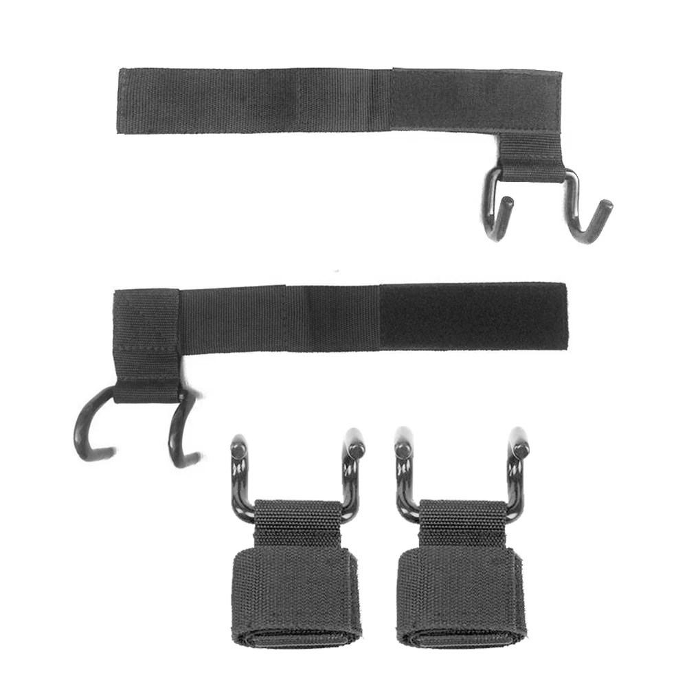 1/2 шт. Регулируемый крюк для занятий тяжелой атлетикой силовых тренировок черные
