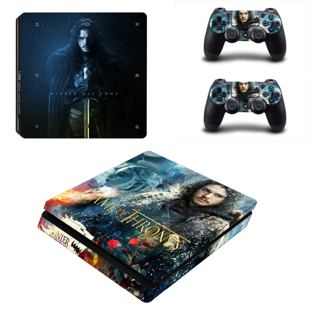 Игра престолов получила PS4 тонкая Наклейка защитная накладка наклейка для