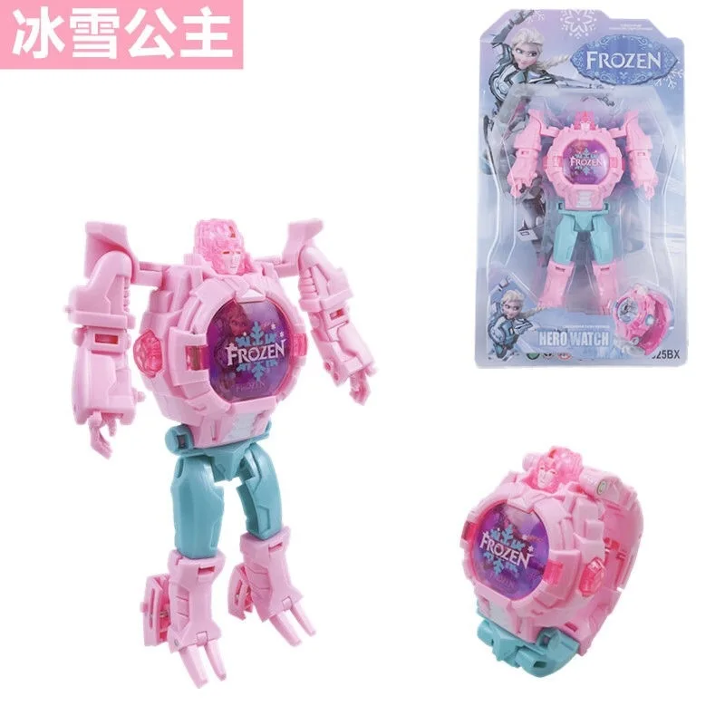 Детские часы с роботом трансформером электронные детские для мальчиков и