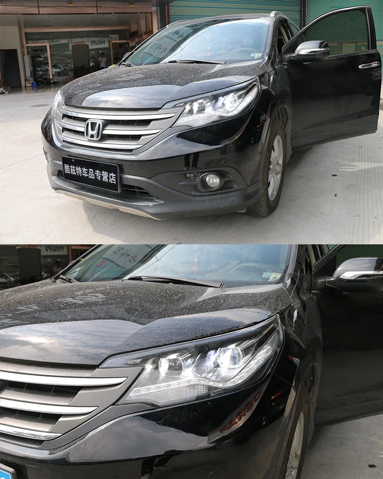 Автомобильный Стайлинг головной светильник для Honda CR-V CRV головной светильник s 2012- Головной фонарь светодиодный DRL передний светильник Биксеноновая линза ксенон HID